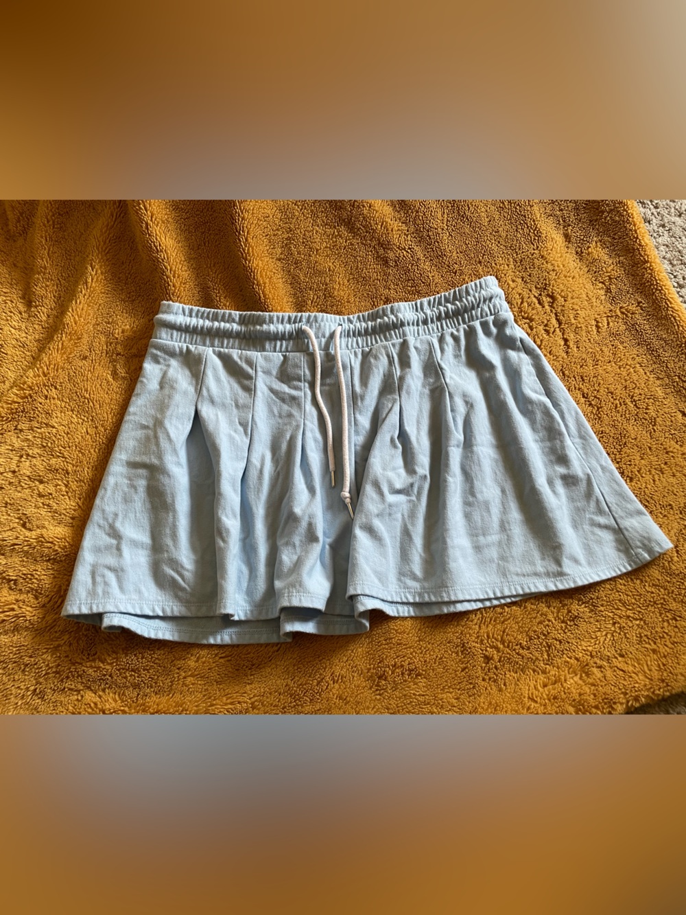 Baby Blue Sweat Skirt